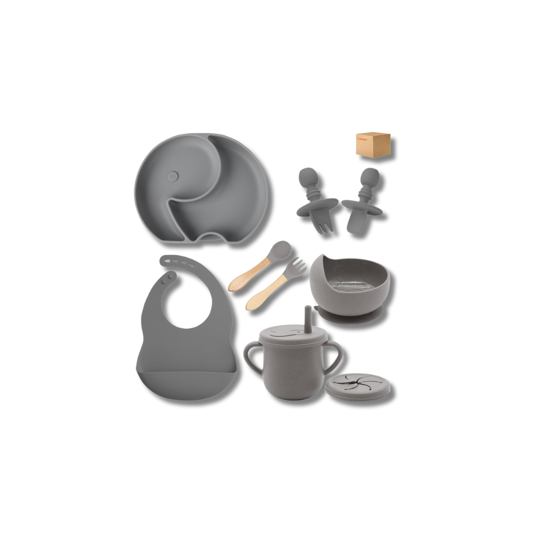 Complete Silicone Feeding Set (5-Piece)